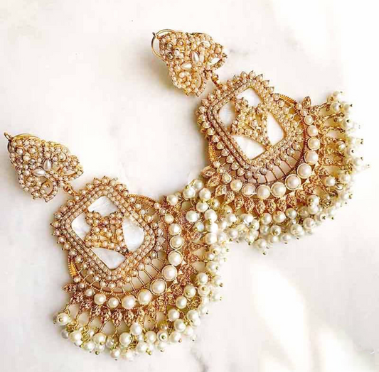 Ayra Earrings Pearl