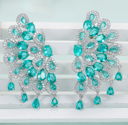 Aqua Earrings