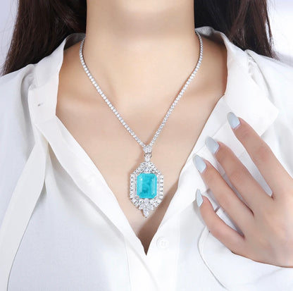 Evermore Necklace - Aquamarine