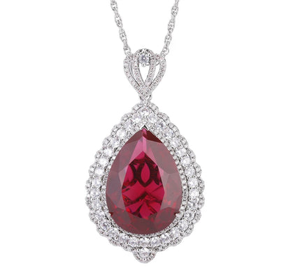 Amore Necklace - Ruby