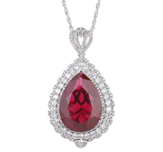 Amore Necklace - Ruby