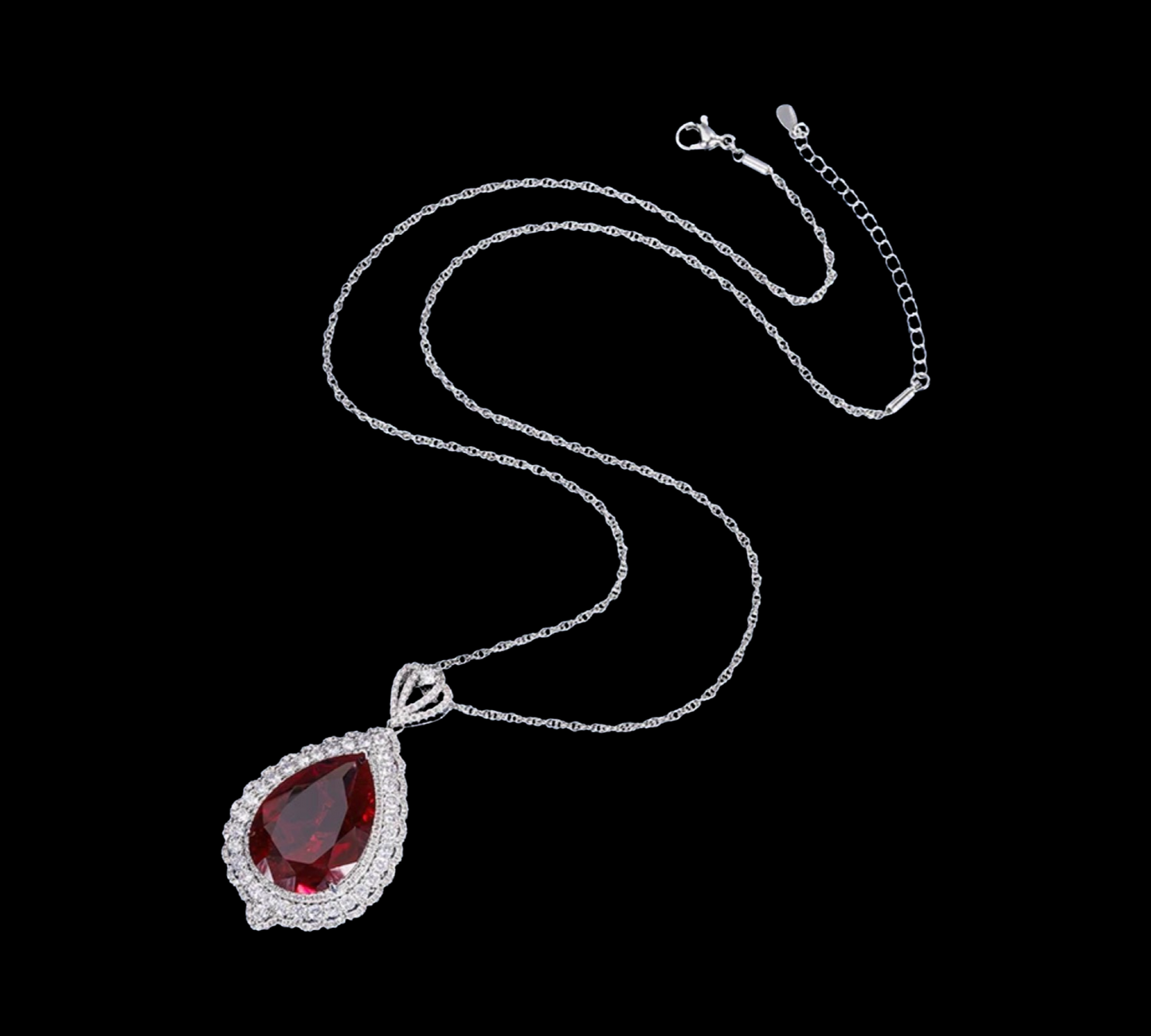 Amore Necklace - Ruby