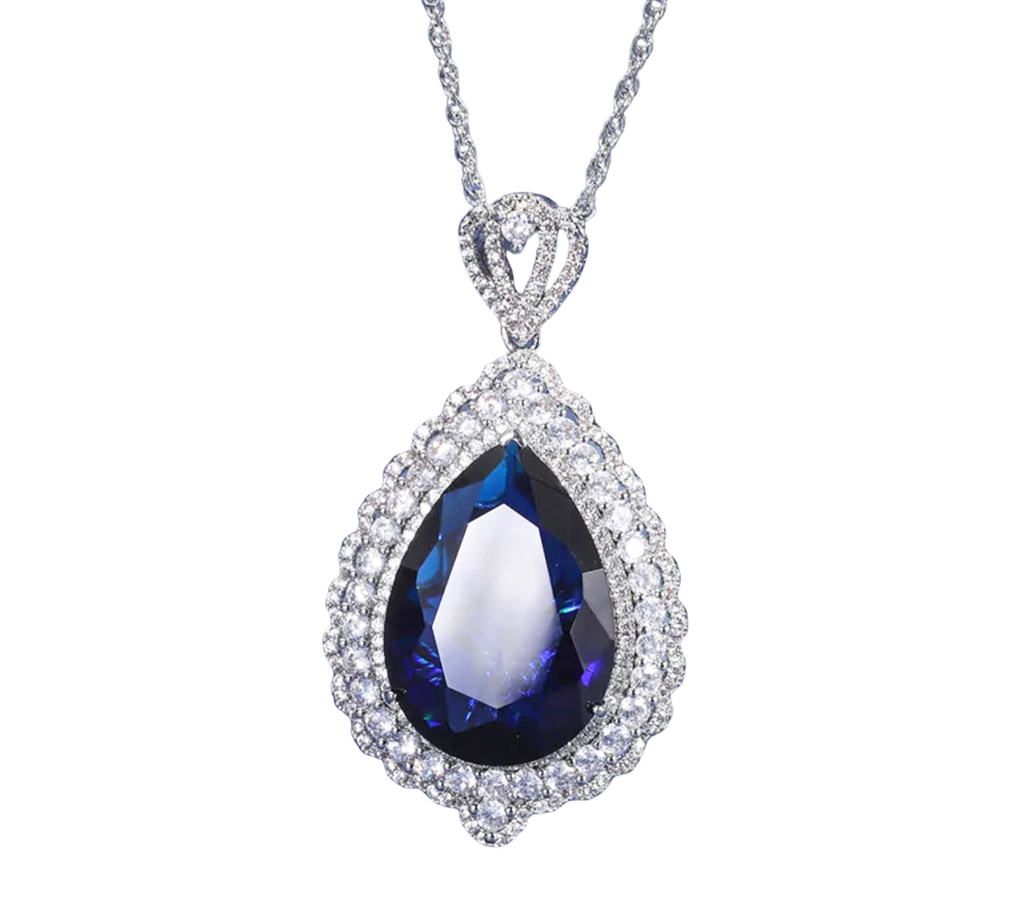 Amore Necklace - Sapphire