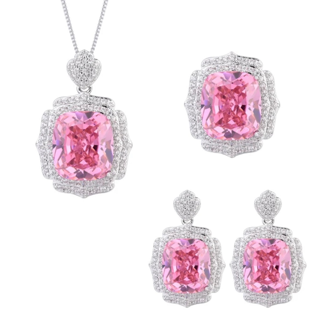 Eternity Set - Pink Sapphire