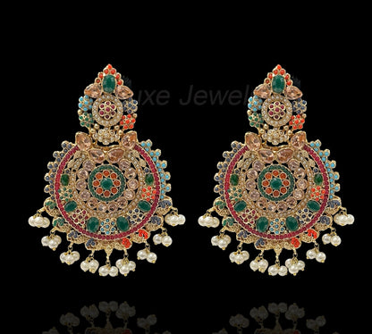 Amirah Earrings Green