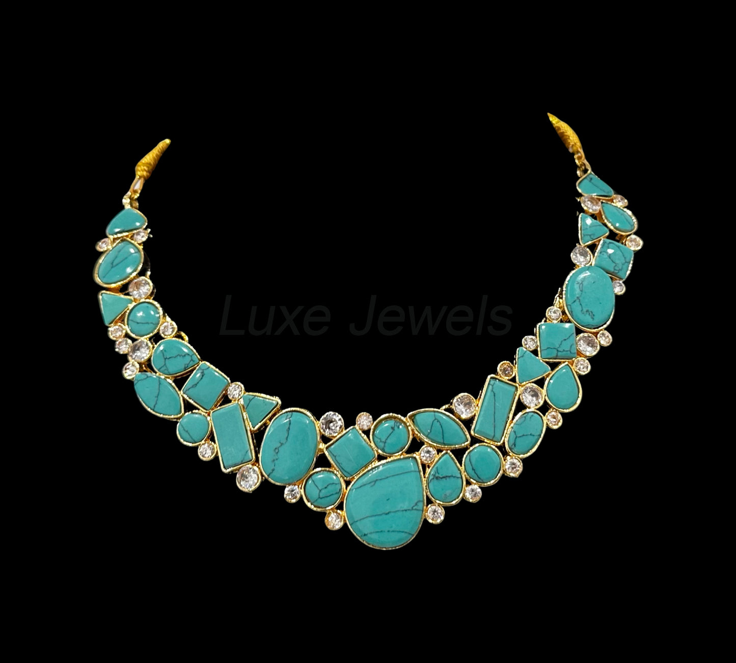 Maya Necklace Set Turquoise