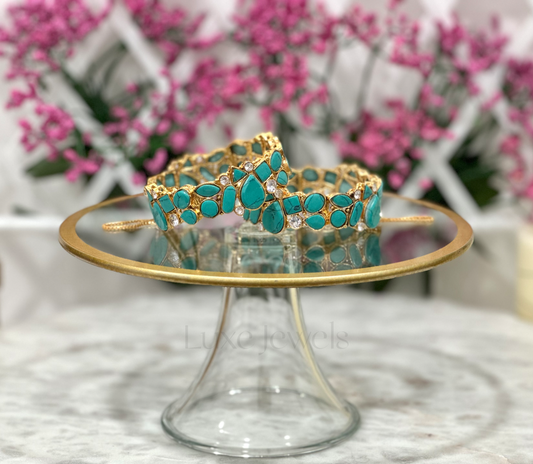 Maya Bangles Turquoise